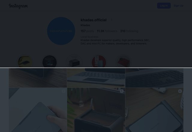 The @khadas.official Instagram grid of Mind posts