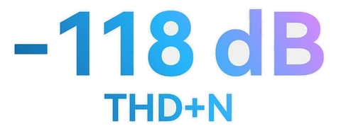 -118 dB THD+N